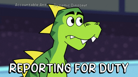 Reporting First Day GIF by VeeFriends by VeeFriends