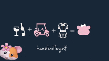 Hamster Golf GIF