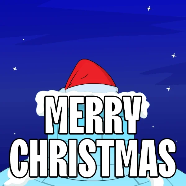 Merry Christmas GIF by Pudgy Penguins