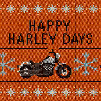 Christmas Snow GIF by Harley-Davidson