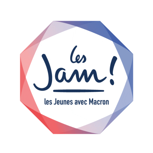 Jam Macron Sticker by LesJam!