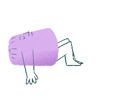 Relax Farting Sticker by Bavaroise Studio