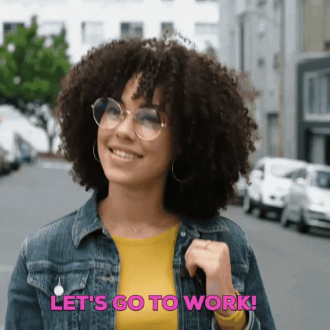 Happy Lets Go To Work GIF by Vadoo TV