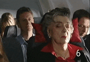 rude old lady GIF