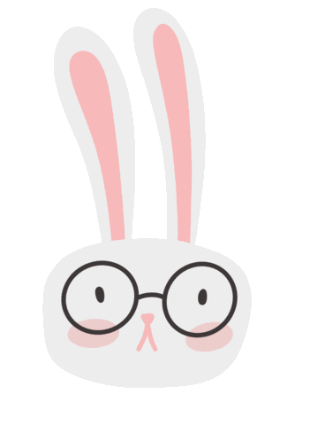 Easter Bunny Sticker by PokaDesign