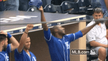 Kansas City Royals Cheer GIF by MLB