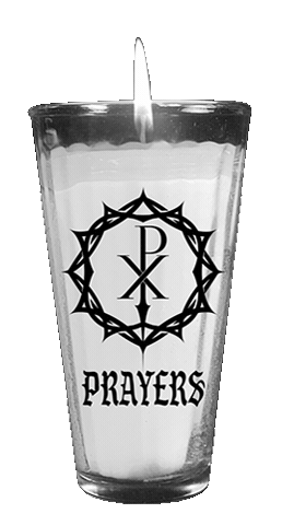 Goth Candle Sticker by Wytchlab