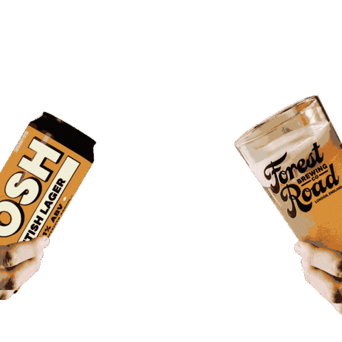 Lager Drinking Sticker by Forest Road Brewery