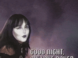 Good Night Goth GIF by GIPHY Studios Originals