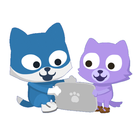 Fun Friends Sticker by Studycat language learning for kids