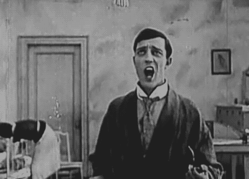 Buster Keaton The Blacksmith GIF by Maudit - Find & Share on GIPHY