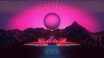 80s vaporwave synthwave 80s aesthetic GIF