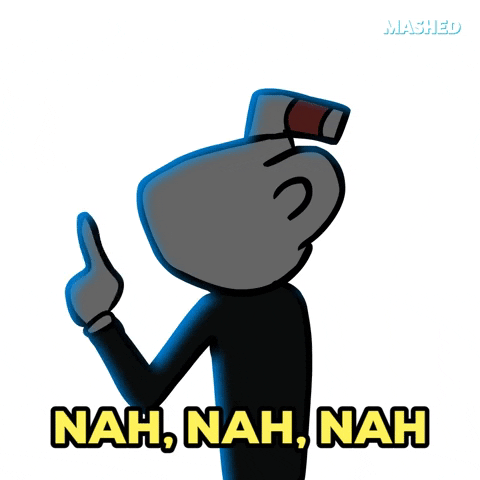 No Way Animation GIF by Mashed