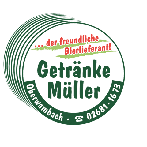 Freundlicherbierlieferant Sticker by Getränke Müller Oberwambach
