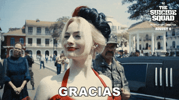 Harley Quinn Gracias GIF by The Suicide Squad