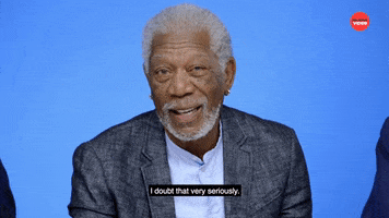 Morgan Freeman Doubt GIF by BuzzFeed