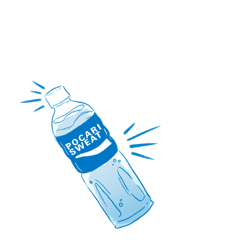 Refreshing Sports Drink GIF by Pocari sweat