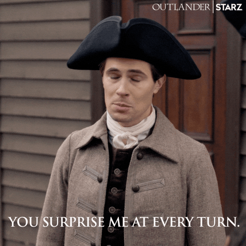 You Surprise Me David Berry GIF by Outlander