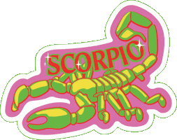 Scorpio Sticker by SEOLGOLD