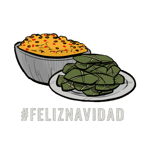 Feliz Navidad Pasteles Sticker by Discover Puerto Rico