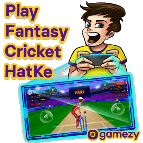 Shot Cricket Sticker by Gameskraft