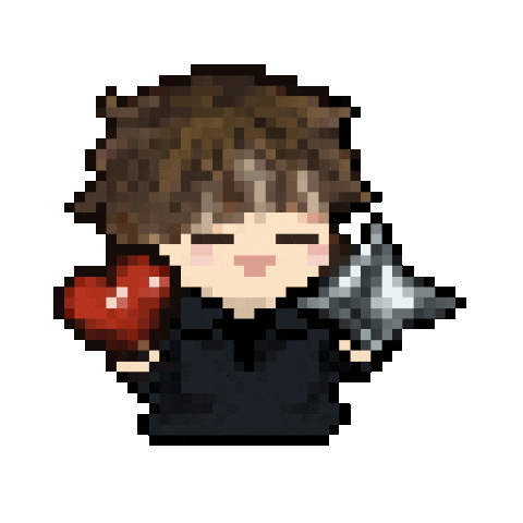 Happy Birthday Pixel Sticker