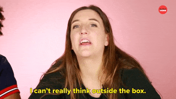 Drunk Think Outside The Box GIF by BuzzFeed