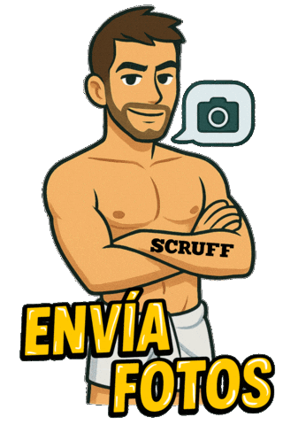 Scrufflatino Sticker by SCRUFF