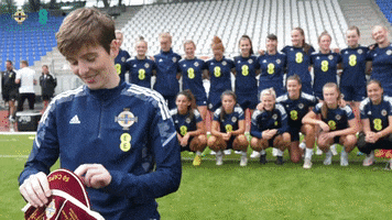 Happy Womens Football GIF by Northern Ireland