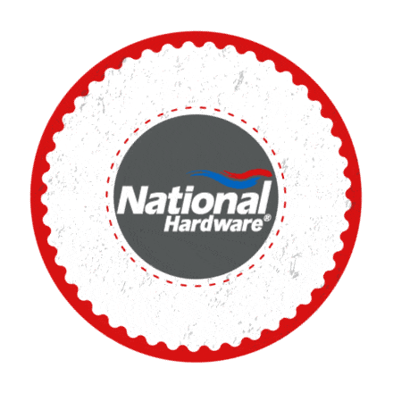National Hardware Sticker