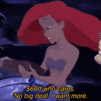 The Little Mermaid Money GIF by INTO ACTION