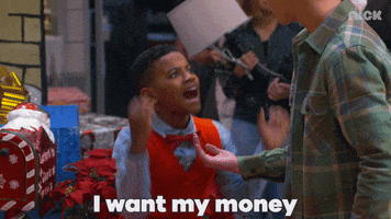 Christmas Pay Up GIF by Nickelodeon