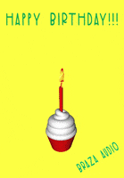 Happy Birthday Candle GIF by brazaaudio
