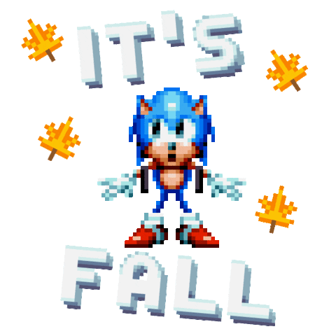 Fall Season Sticker by Sonic the Hedgehog