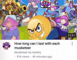 Thumbnail Musketeer GIF