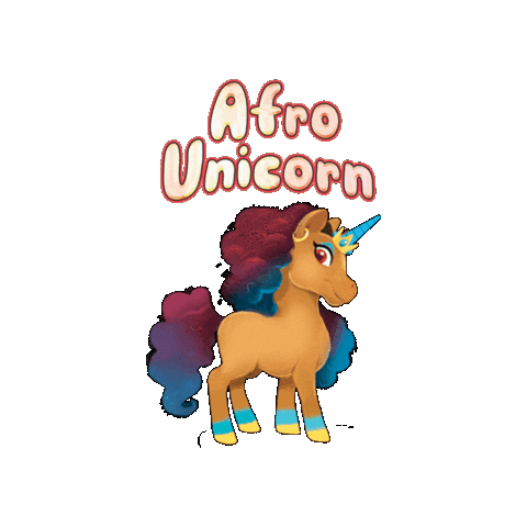 Divine Sticker by Afro Unicorn