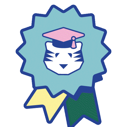 Back To School University Sticker by Papier Tigre