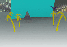 Palm Tree Bird GIF by The NGB