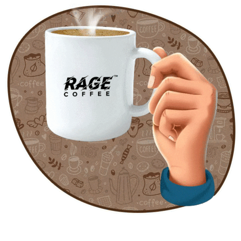 Rage Coggee Sticker