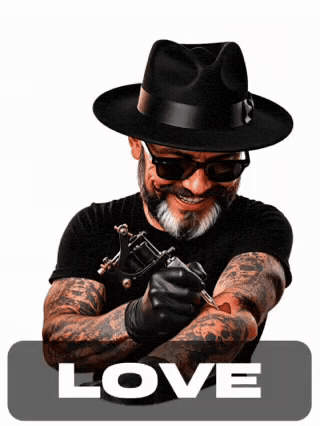 Love You Heart GIF by SkullyTattoo