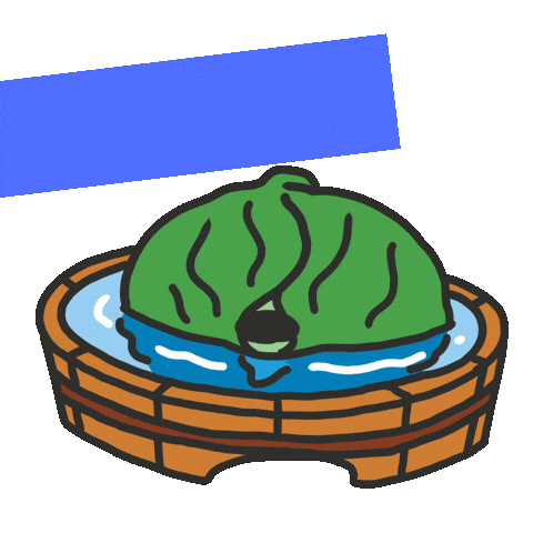 犬 水 Sticker by otafuku_sauce
