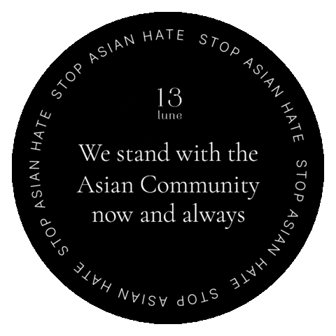 Stop Asian Hate Sticker by thirteen lune