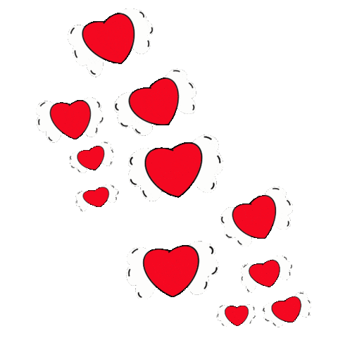 I Love You Heart Sticker by eva pils for iOS & Android | GIPHY