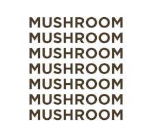 Mushroom Sticker by Fera Pet Organics