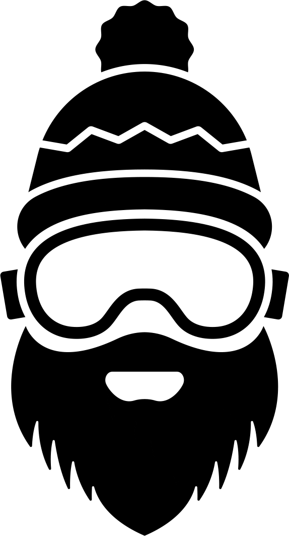 Lyžuj jako bůh Sticker