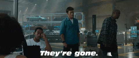Fast And Furious Theyre Gone GIF by The Fast Saga