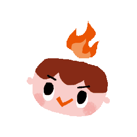 Angry 炎 Sticker by できるーと