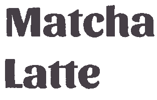 Latte Matcha Sticker by 千休