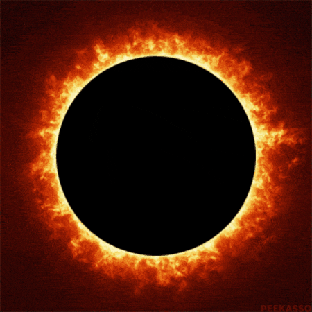 Solar Eclipse News GIF by PEEKASSO