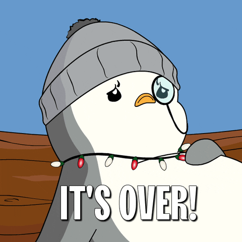 Sad Its Over GIF by Pudgy Penguins